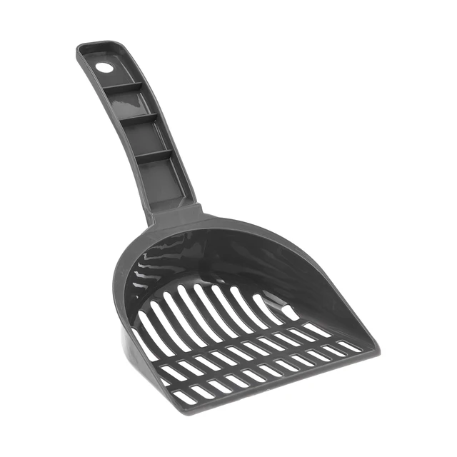 Alt view image 2 of 6 - Amazon Basics Durable Cat Litter Scoop with Holder, Hangs on Litter Box, Efficient Scooper