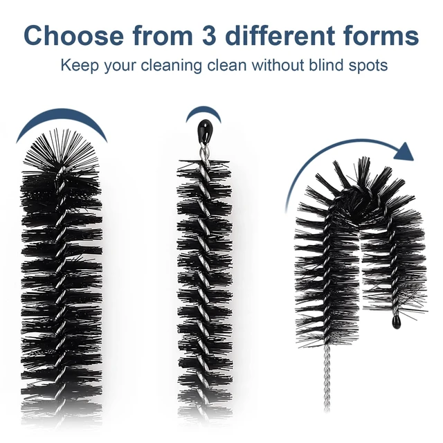 Alt view image 3 of 6 - Ixiaoyoo 12 Pcs 8.2 Inch Nylon Straw Cleaner Brushes Set