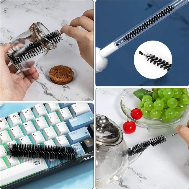 Alt view image 4 of 6 - Ixiaoyoo 12 Pcs 8.2 Inch Nylon Straw Cleaner Brushes Set