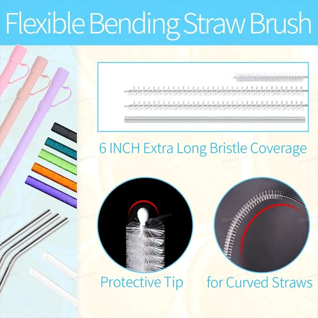 Alt view image 2 of 6 - 8-Pack Bottle Cleaner Brush Set