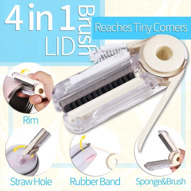 Alt view image 3 of 6 - 8-Pack Bottle Cleaner Brush Set