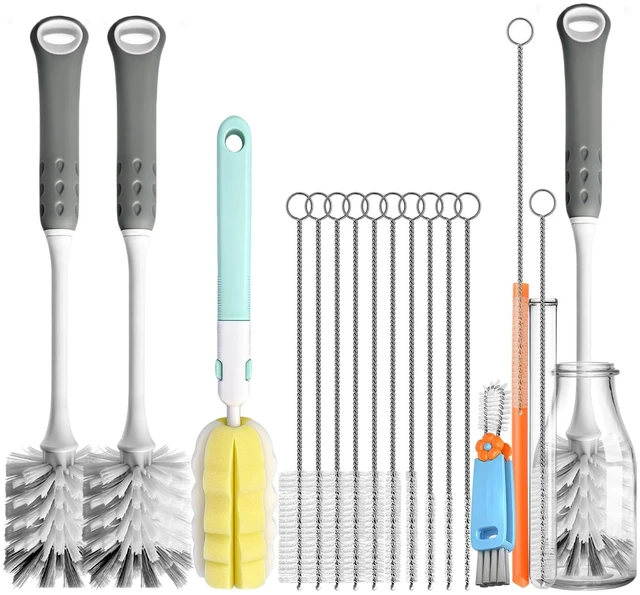 Main image of 14 Pcs Bottle Brush Cleaner Set for Cleaning Bottles, Cups and Straws