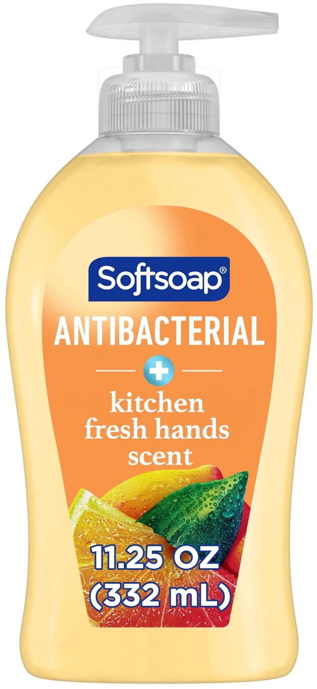 Main image of Softsoap Antibacterial Hand Soap, Kitchen Fresh Hands Scent, Eliminates 99% of Bacteria, 11.25 fl oz