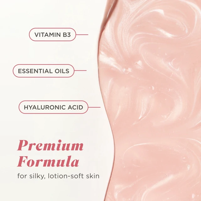 Alt view image 2 of 6 - Caress Daily Silk Body Wash 30oz - Moisturizing Body Soap with Hyaluronic Acid and Vitamin B3