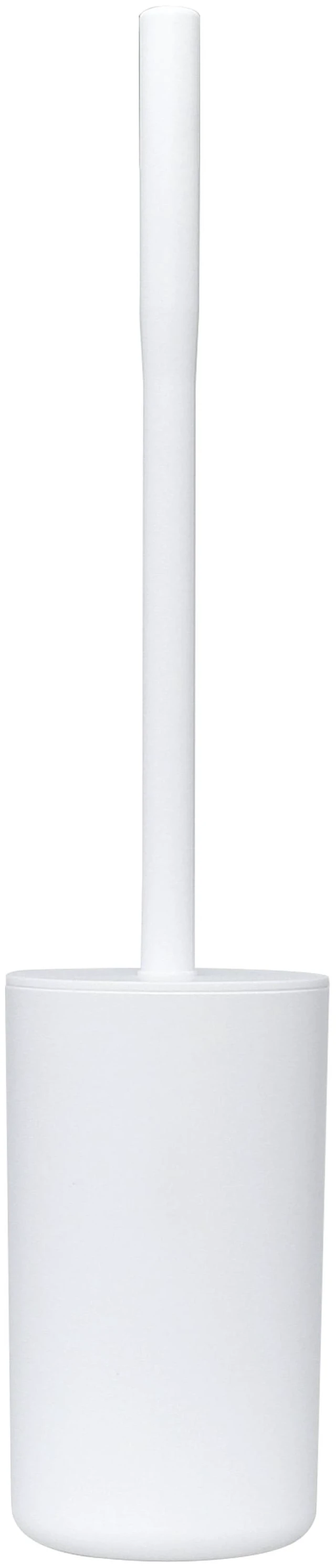 Alt view image 2 of 6 - Mainstays Basics Plastic Toilet Brush and Holder Set, White