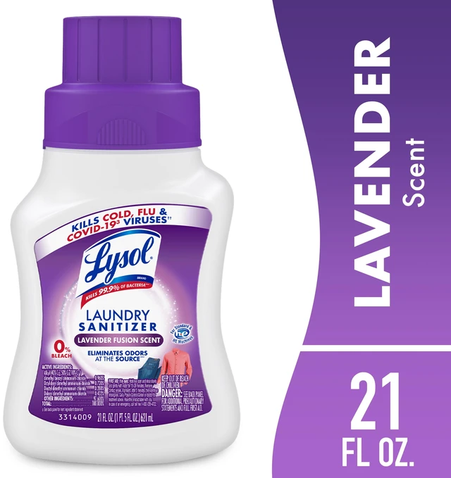 Main image of Lysol Laundry Sanitizer Additive, Lavender, 21 fl oz