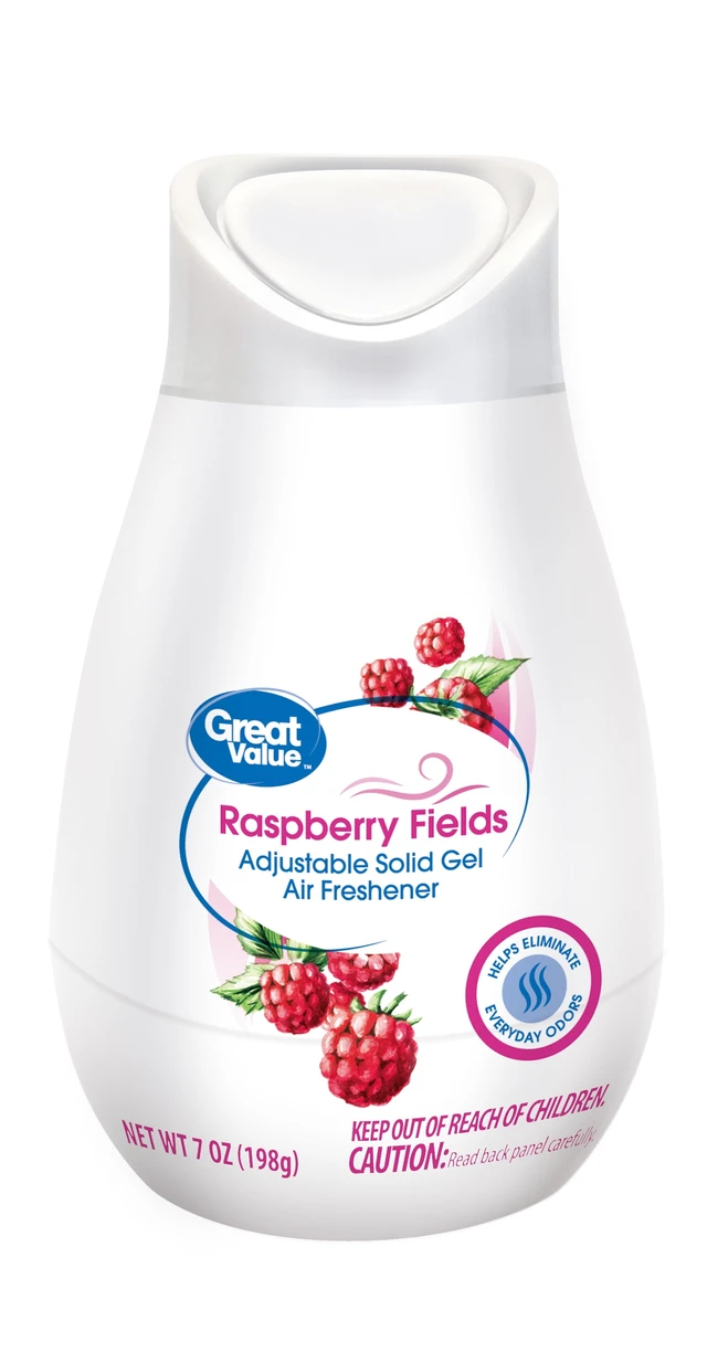 Alt view image 4 of 6 - 4 Pack Great Value Adjustable Solid Gel Cone Air Freshener, Raspberry Fields, 7 oz