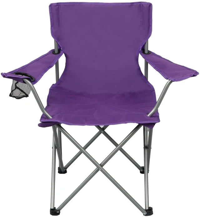 Main image of Ozark Trail Quad Folding Camp Chair with Cup Holder, Purple