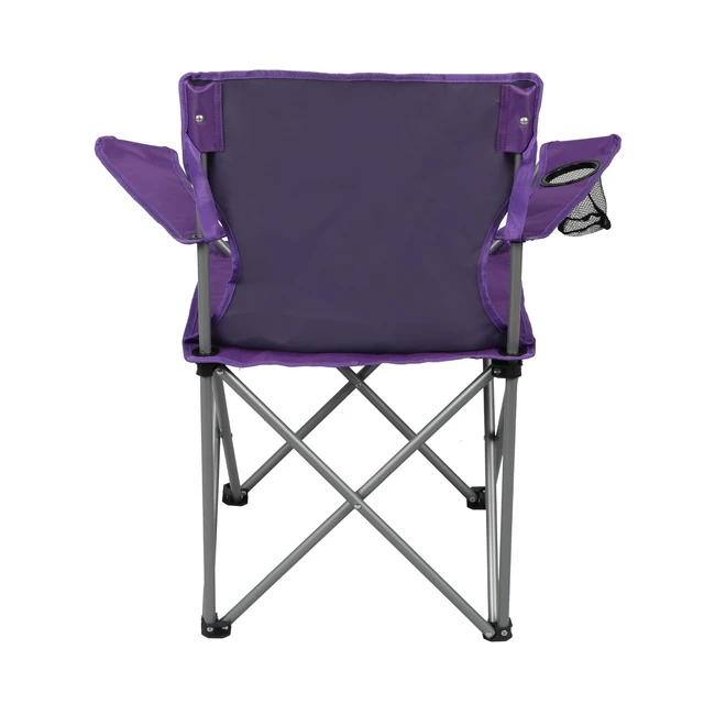 Alt view image 4 of 6 - Ozark Trail Quad Folding Camp Chair with Cup Holder, Purple