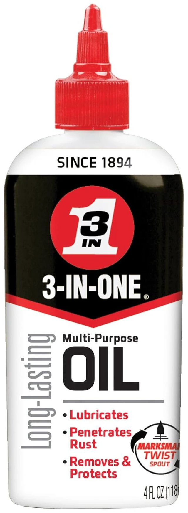 Main image of 3-IN-ONE Multi-Purpose Oil with Marksman Spout, 4 fl oz