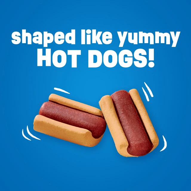 Alt view image 5 of 6 - Hot Dog Minis Dog Treats by Canine Carry Outs, 22.5oz Bag