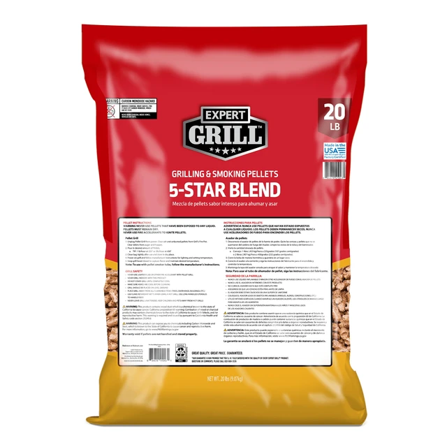 Alt view image 5 of 5 - Expert Grill Five Star Blend Wood Pellets, 20lb
