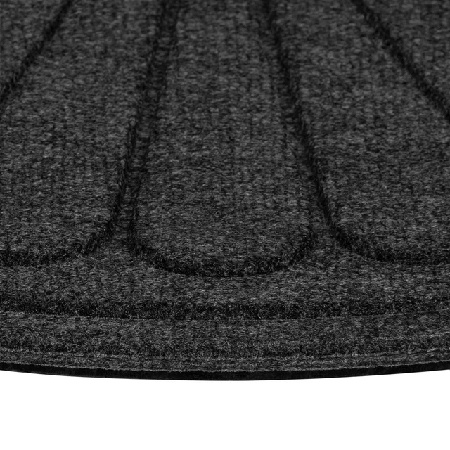 Alt view image 3 of 4 - Mainstays Sunburst Utility Door Mat, Gray, Polyester, 18in x 30in
