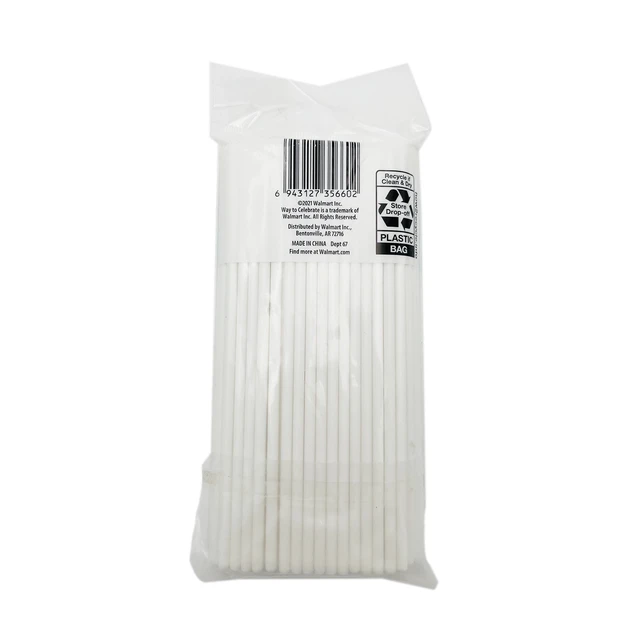 Alt view image 7 of 7 - Way To Celebrate 6" Plastic Treat Sticks, 100 Count