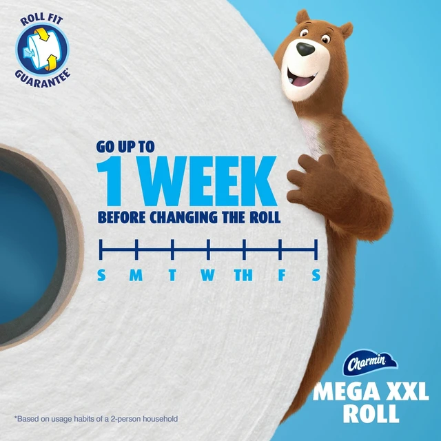 Alt view image 2 of 6 - Charmin Ultra Soft Toilet Paper, 9 Mega XXL Rolls, 440 Sheets Per Roll