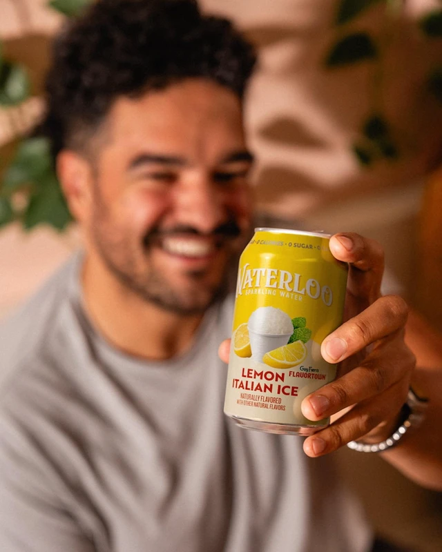 Alt view image 2 of 5 - Waterloo Sparkling Water Lemon Italian Ice 12 fl oz 8 Pack Cans