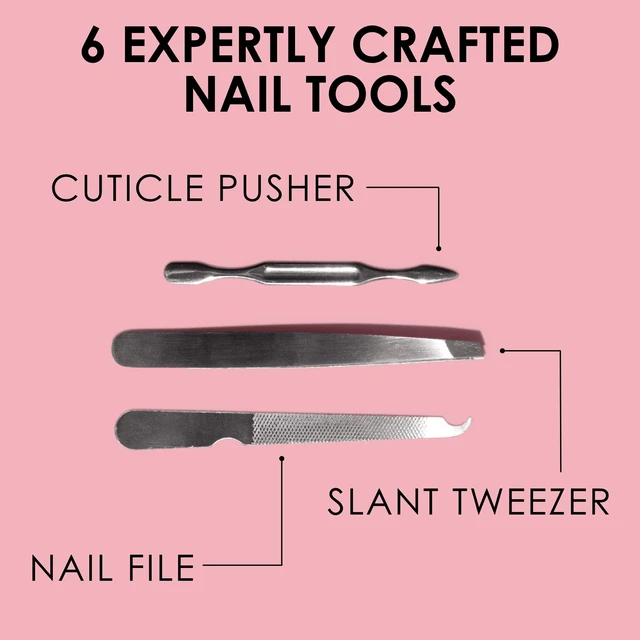 Alt view image 6 of 6 - Japonesque Stainless Steel Travel Manicure Kit