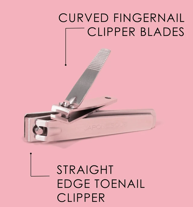 Alt view image 2 of 6 - Japonesque Stainless Steel Fingernail & Toenail Clippers, 2-Pack
