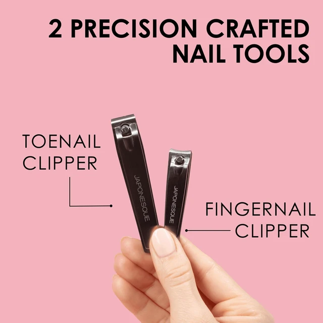 Alt view image 3 of 6 - Japonesque Stainless Steel Fingernail & Toenail Clippers, 2-Pack