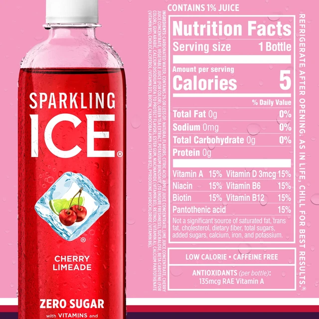 Alt view image 4 of 6 - Sparkling Ice Purple Variety Pack, Flavored Sparkling Water, 17 fl oz, 12 Count
