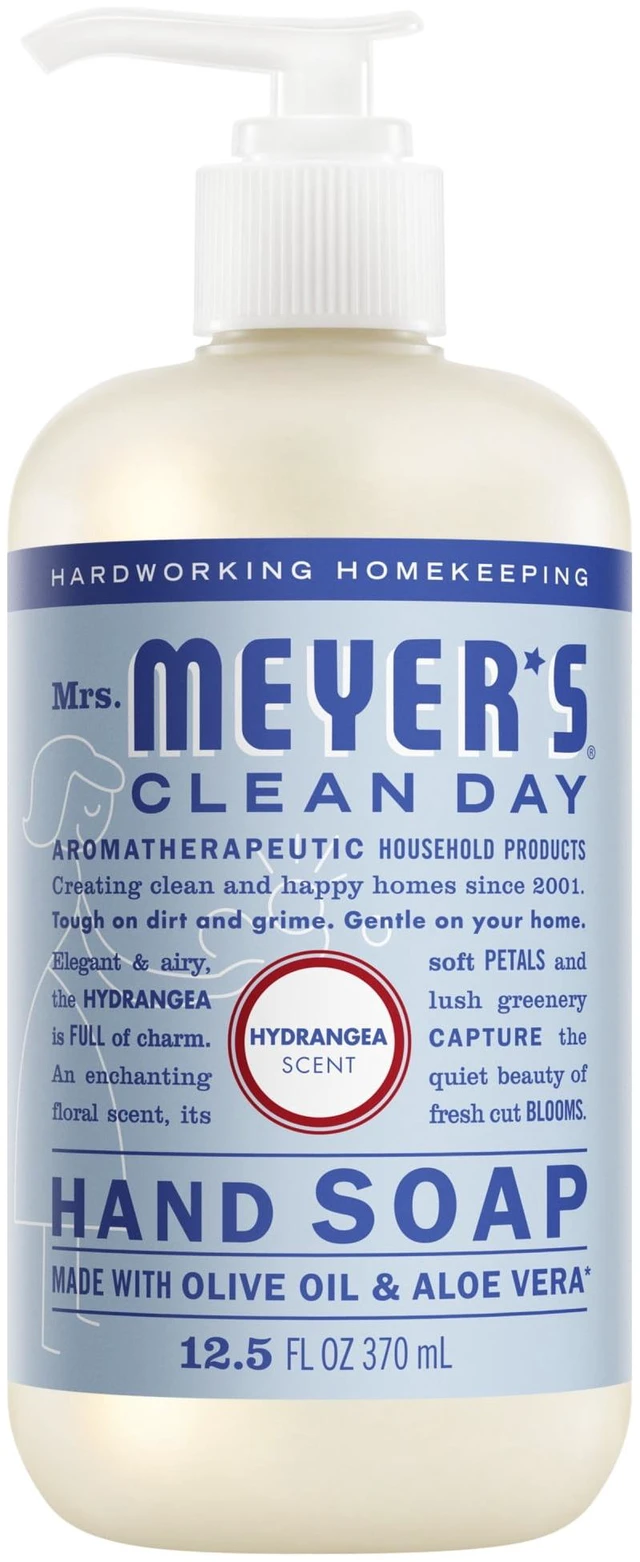Main image of Mrs. Meyer's Clean Day Hand Soap, Hydrangea Scent, 12.5 Fl Oz