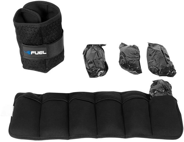 Main image of Fuel Pureformance Adjustable Wrist/Ankle Weights, 2.5lb Pair (5lb Total) with 6 Removable Weight Packs