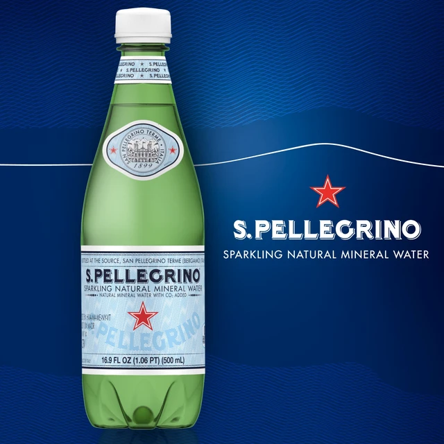 Alt view image 3 of 6 - S.Pellegrino Sparkling Natural Mineral Water, 16.9 fl oz, 12 Pack Plastic Bottles
