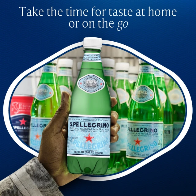Alt view image 4 of 6 - S.Pellegrino Sparkling Natural Mineral Water, 16.9 fl oz, 12 Pack Plastic Bottles