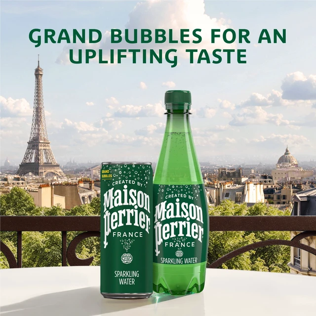 Alt view image 7 of 7 - Maison Perrier Unflavored Ultimate Sparkling Water, 11.15fl oz, 8-Pack Cans