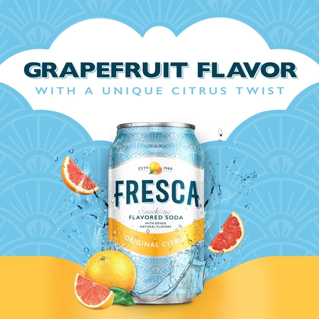 Alt view image 2 of 6 - Fresca Citrus Soda Pop Fridge Pack Cans, 12 fl oz, 12 Pack
