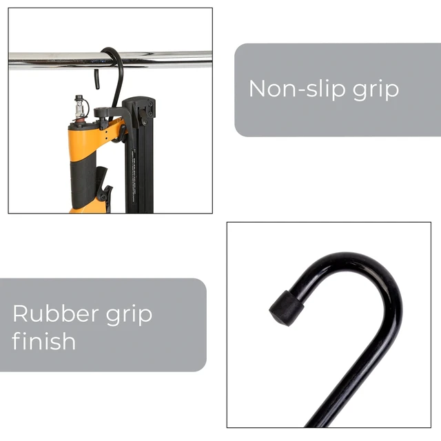 Alt view image 3 of 6 - Mainstays PVC-Coated Steel S-Hooks, Large, Black, 6 Pack