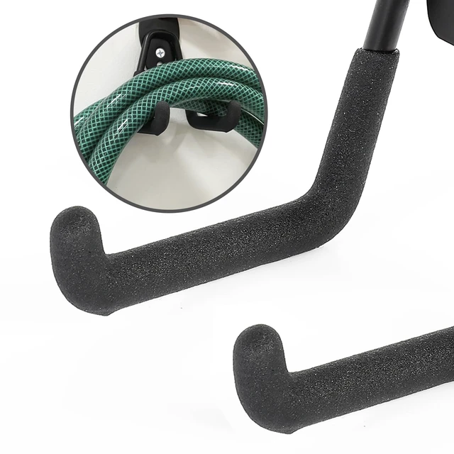 Alt view image 2 of 6 - Hyper Tough 8-Pack Wall-Mount Storage Hooks, Non-Marring Vinyl Coating
