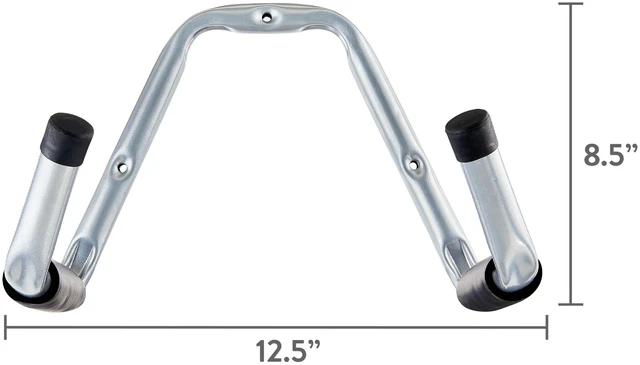 Alt view image 5 of 6 - Hyper Tough Heavy Duty Steel Double-Arm Utility Hook, Gray, 9.45in x 9in x 12.2in