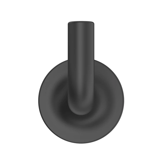 Alt view image 3 of 5 - Better Homes & Gardens Clean Modern Wall Mount Robe Hook, 2-Pack, Matte Black