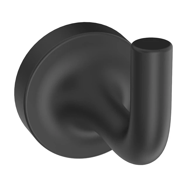 Alt view image 5 of 5 - Better Homes & Gardens Clean Modern Wall Mount Robe Hook, 2-Pack, Matte Black