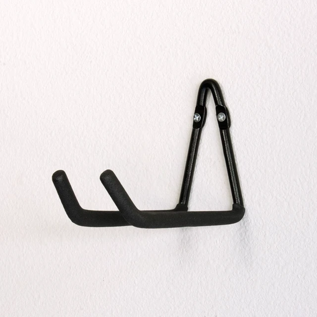 Main image of Hyper Tough Screw Mounted Steel Utility V-Hook, Black, 3in x 4.3in x 7in