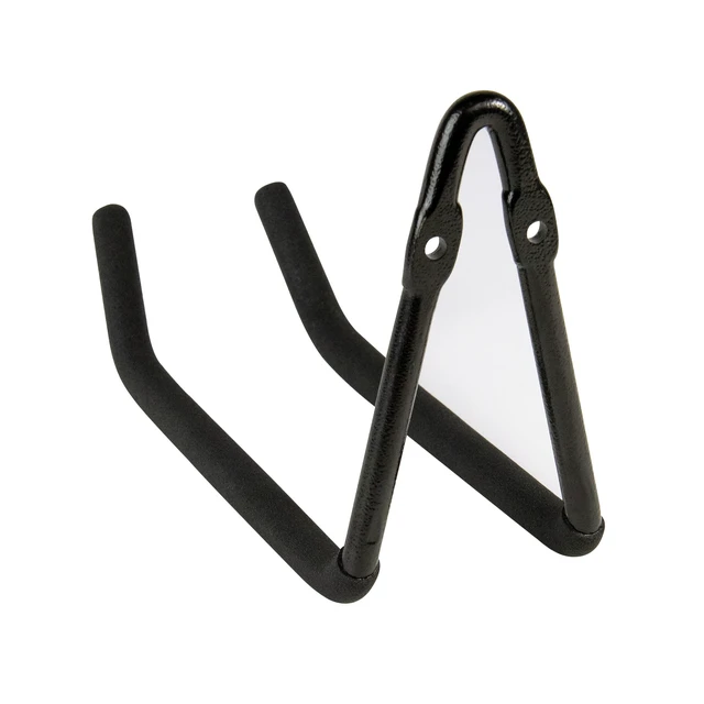 Alt view image 6 of 7 - Hyper Tough Screw Mounted Steel Utility V-Hook, Black, 3in x 4.3in x 7in