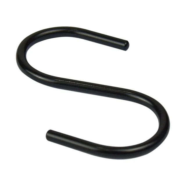 Alt view image 4 of 6 - Mainstays Hooks, 12-Piece Set, Black, 100% Iron