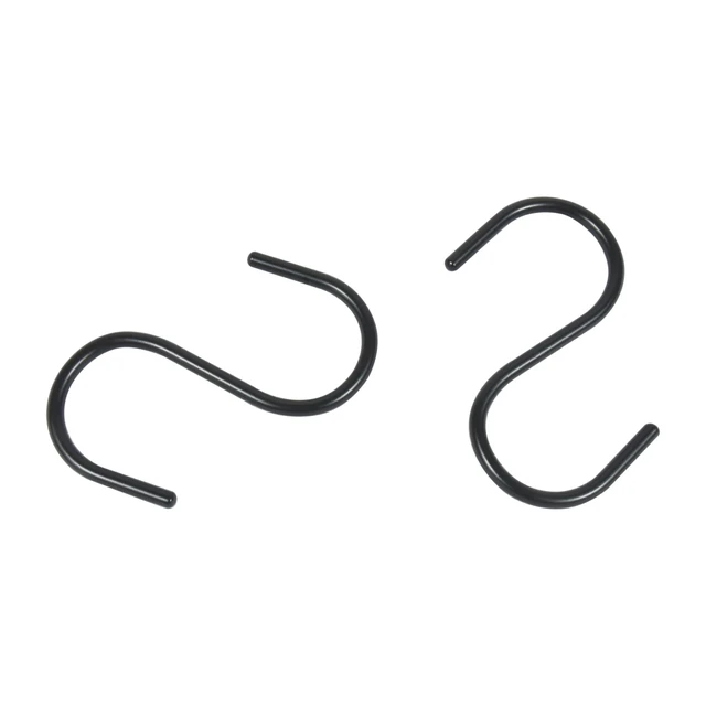 Alt view image 6 of 6 - Mainstays Hooks, 12-Piece Set, Black, 100% Iron