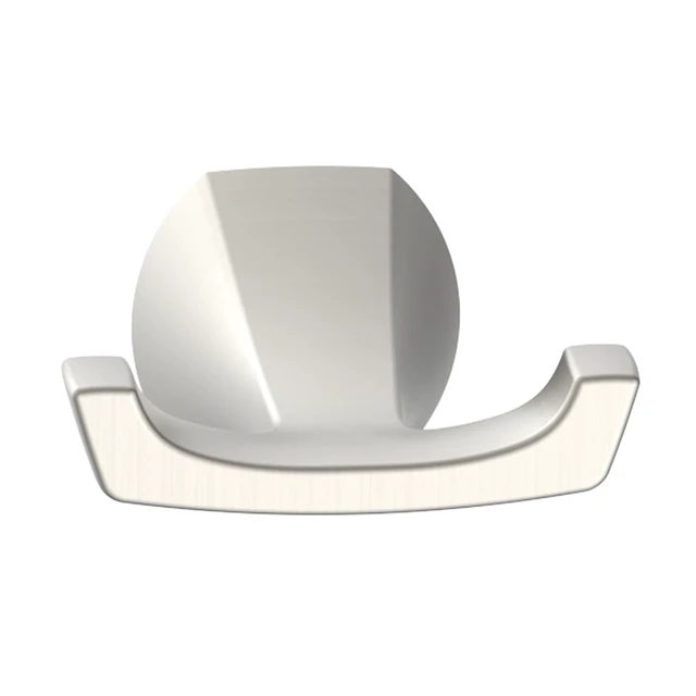 Alt view image 5 of 5 - Better Homes & Gardens Simple Flare Style Wall Mount Robe Hook Satin Nickel