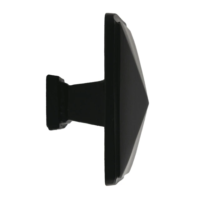 Alt view image 3 of 6 - 2-Pack Mainstays Square Black Metal Wall Hook, 2.25 x 2.25 in