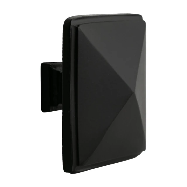 Alt view image 5 of 6 - 2-Pack Mainstays Square Black Metal Wall Hook, 2.25 x 2.25 in