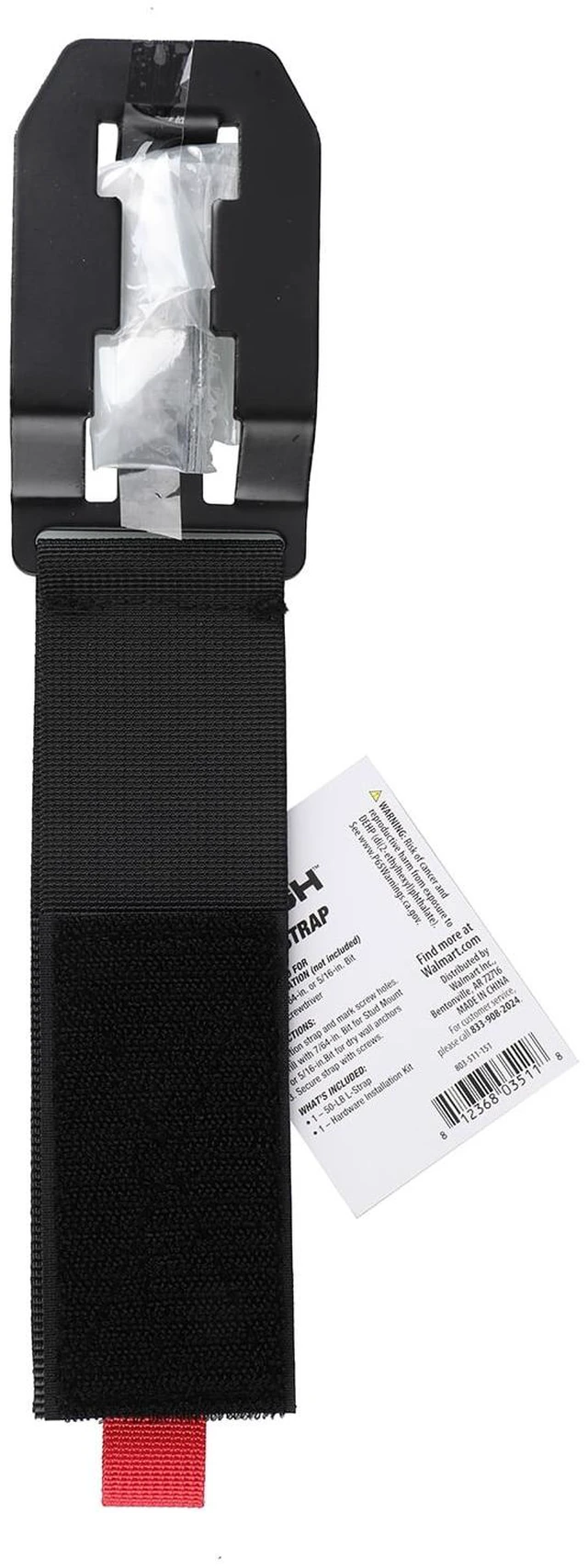 Alt view image 2 of 5 - Hyper Tough Hyper Stack Velcro Strap Wall Storage, 50lb, Black