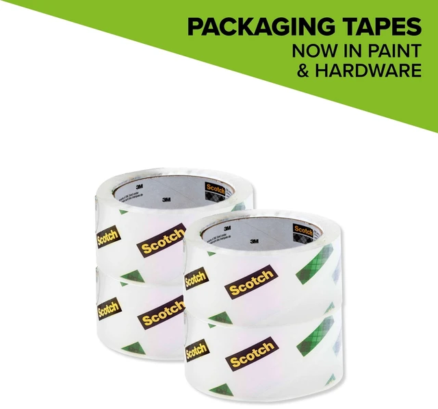 Main image of Scotch Sure Start Packaging Tape, 1.88 in x 54.6 yds, Clear, 4 Rolls