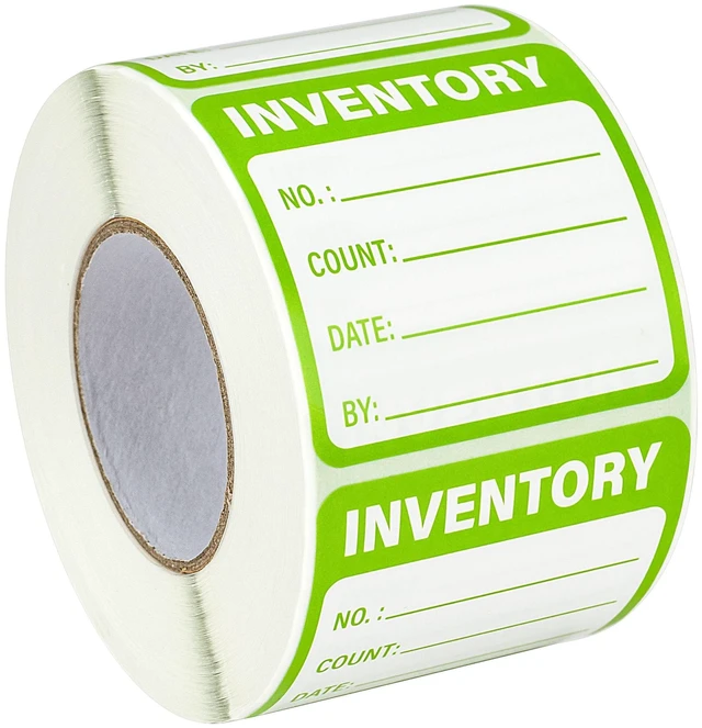 Main image of 600Pcs 2x2in Inventory Stickers Control Labels for Shipping Packing