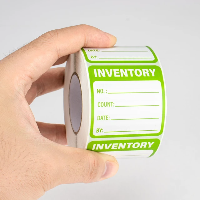 Alt view image 4 of 7 - 600Pcs 2x2in Inventory Stickers Control Labels for Shipping Packing