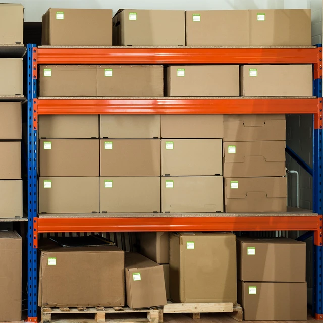 Alt view image 7 of 7 - 600Pcs 2x2in Inventory Stickers Control Labels for Shipping Packing