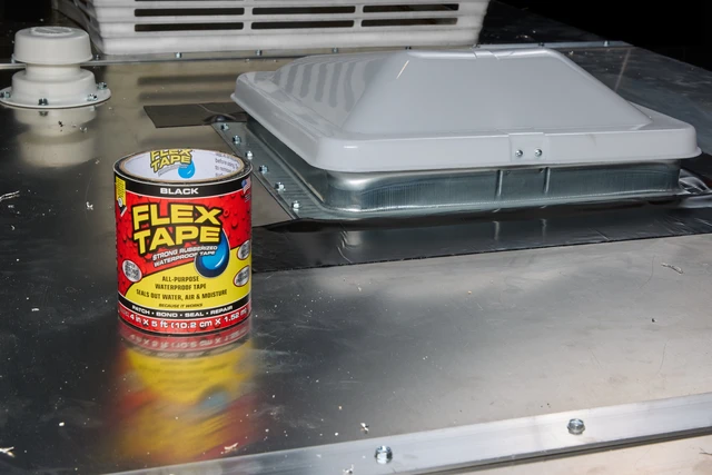 Alt view image 5 of 6 - Flex Tape Automotive Strong Rubberized Waterproof Tape, 4In X 5Ft, Black