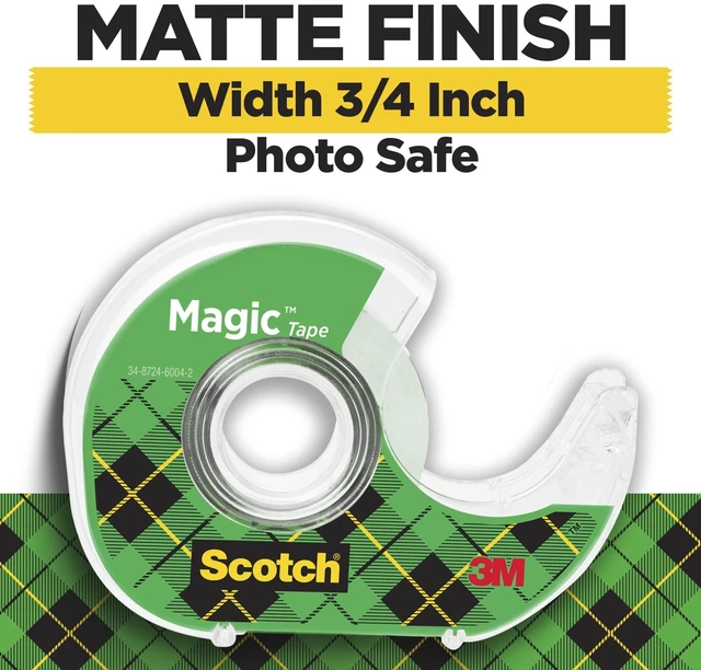 Alt view image 4 of 5 - Scotch Magic Tape Dispensers, 3/4in. x 650in., 6 Dispensers