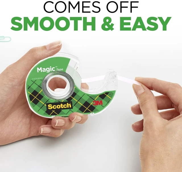 Alt view image 3 of 5 - Scotch Magic Tape Dispensers, 3/4in. x 650in., 6 Dispensers